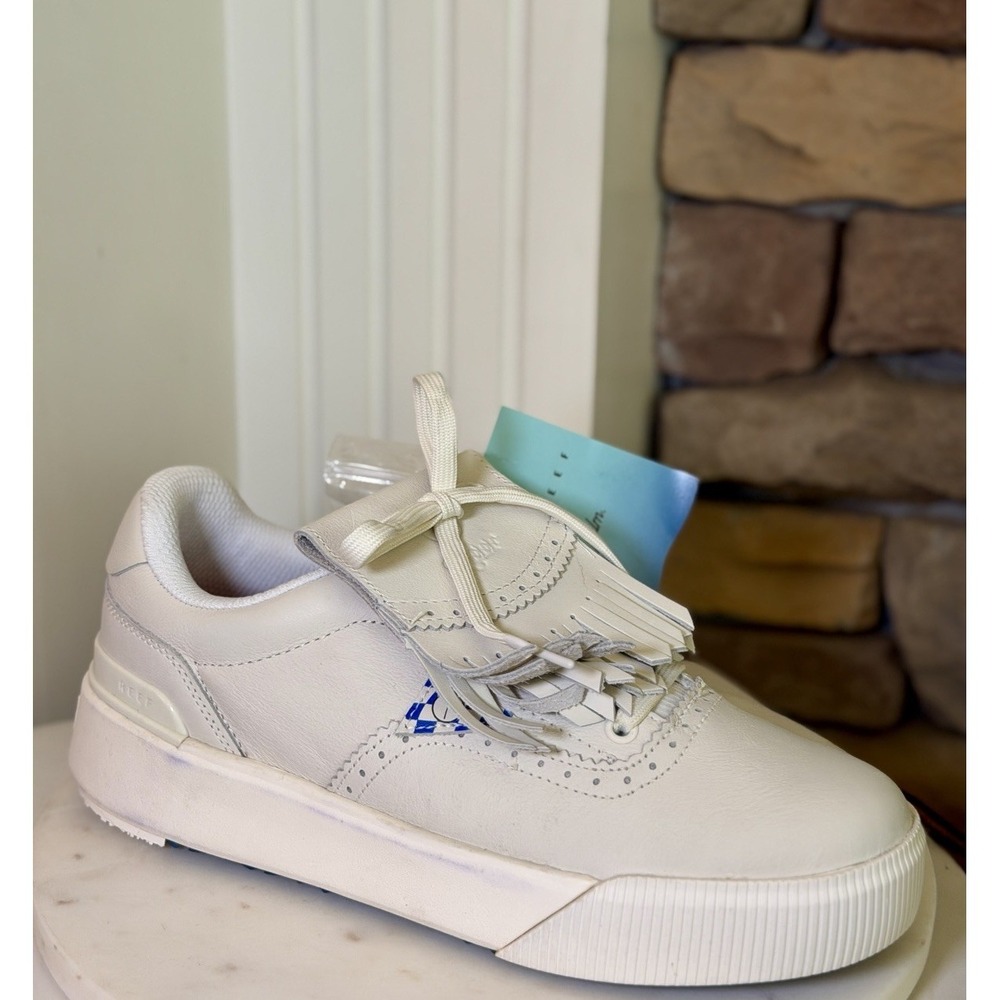 REEF Onshore Pebble X Palm Mens Size 8 Golf Shoes Spikeless Bottle Opener NEW